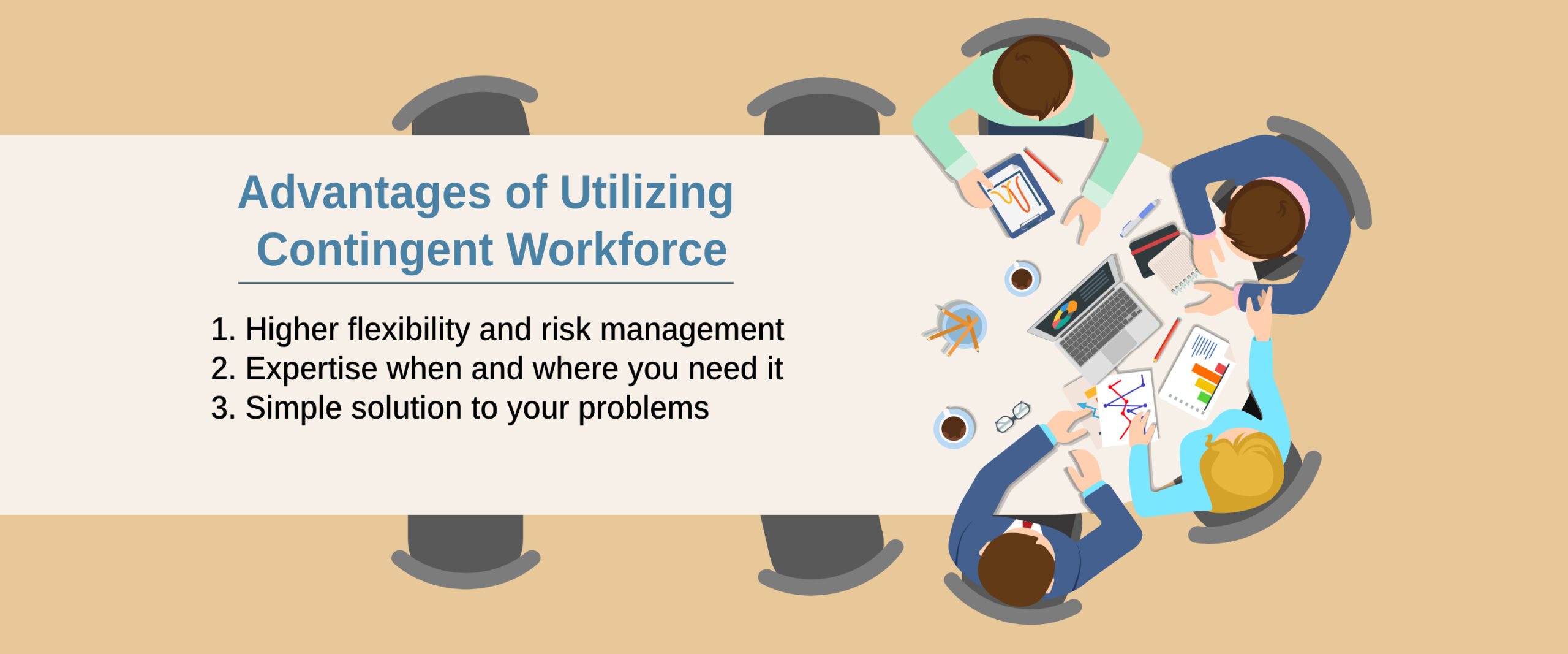 Advantages of using contingent workforce