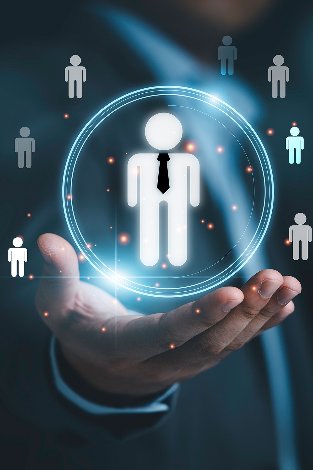 Professional joining a talent network and exploring job opportunities online