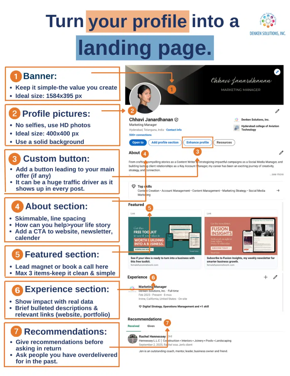 Optimize your LinkedIn profile efficiently for better reach and connections.